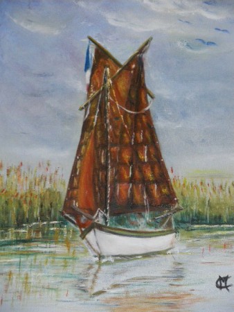 1ère Gabarre (30x40)